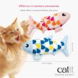 Poisson Catit Groovy avec herbe à chat, bleu Online Sale