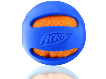 Balle à mâcher Nerf Dog, bleue, 10,2 cm (4 po) Hot on Sale