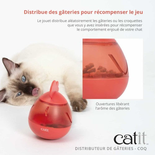 Distributeur de gâteries Catit PIXI, coq Supply