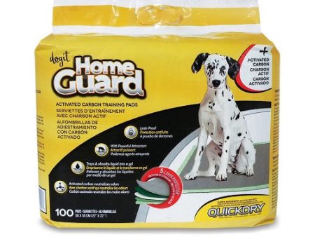 Serviettes d’entraînement Home Guard Dogit avec charbon actif pour chiens, moyennes, paq. 100 Online