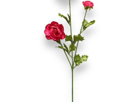 27” Faux Ranunculus Spray ( FSR502-BT ) For Cheap