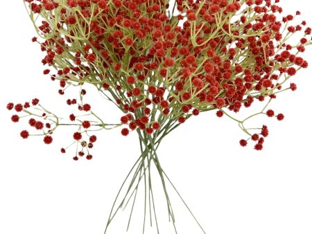 24” Faux Plastic Baby’s Breath ( SS999-Red ) INT999 Discount