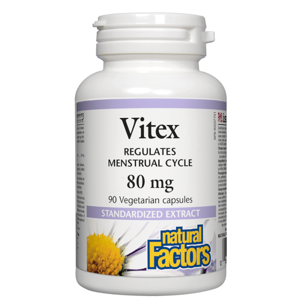 Vitex Standardized Extract 80 mg  Vegetarian Capsules For Discount