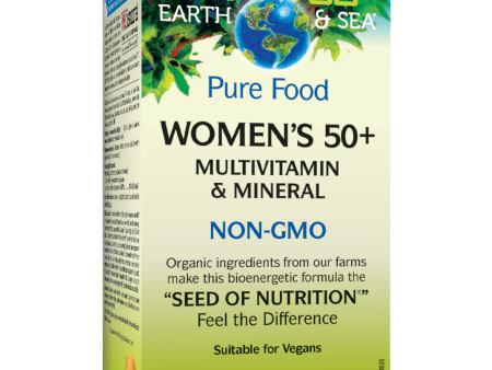 Women s 50+ Multivitamin & Mineral, Whole Earth & Sea® Tablets For Cheap