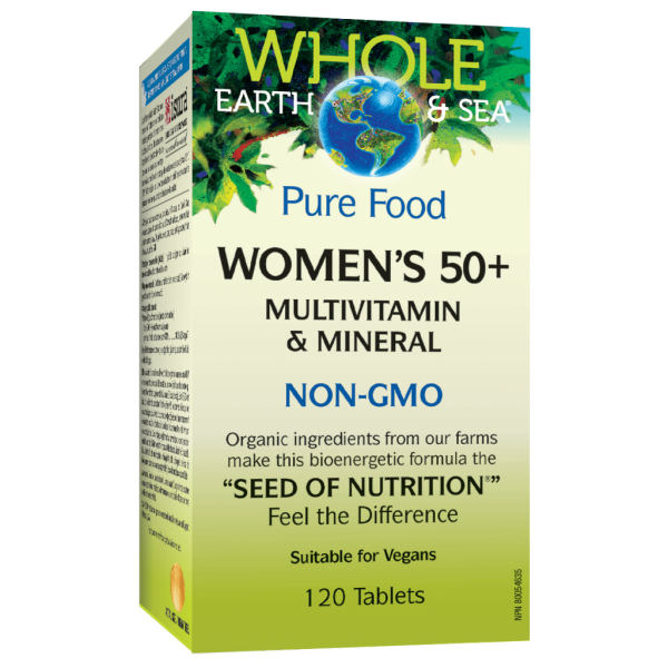 Women s 50+ Multivitamin & Mineral, Whole Earth & Sea® Tablets For Cheap