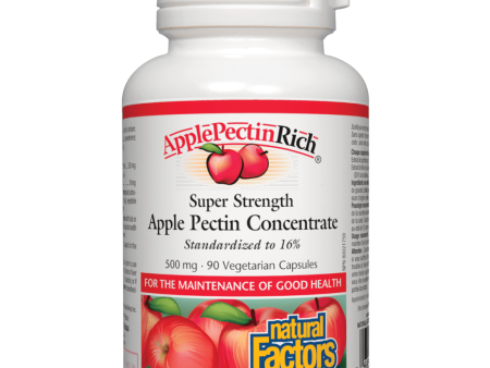 ApplePectinRich® Super Strength Apple Pectin Concentrate 500 mg Vegetarian Capsules For Discount