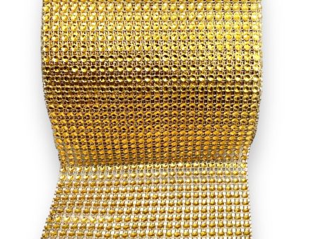 4.75   Diamonds Ribbon Bling Wrap ( 5920-Gold ) Hot on Sale