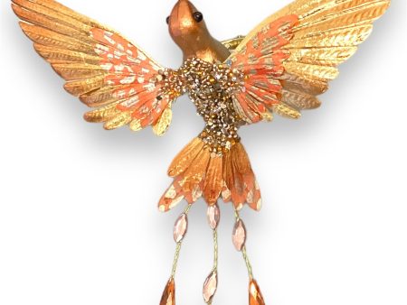 3.5   Beaded Metallic Hummingbird ( BXC306-CP ) on Sale