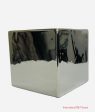 5   SQUARE CUBE VASE  ( CSQ5505-Silver ) Cheap