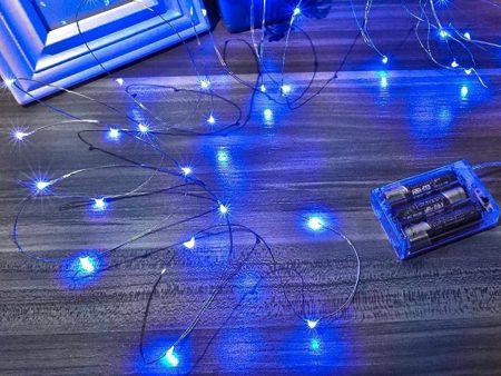 7.7’ Battery Operated Led Wire  Decoration Light ( MWC-20DB ) Online Sale