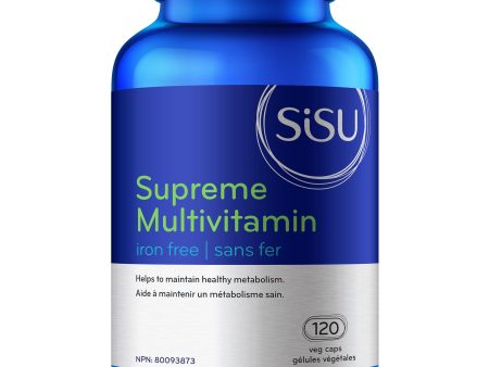 Sisu Supreme Multivitamin iron free vegetable capsules Online Hot Sale