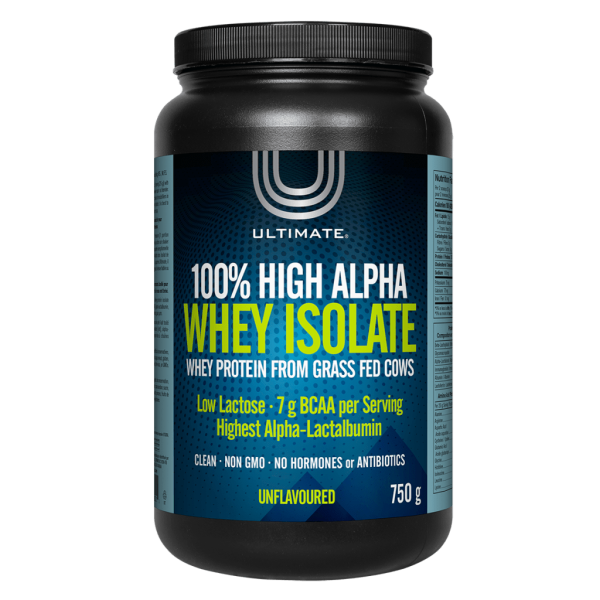 Ultimate 100% High Alpha Whey Isolate Unflavoured Powder Supply