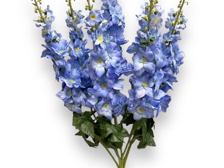 25.5  Artificial Delphinium Bush ( INT918-Blue ) For Discount