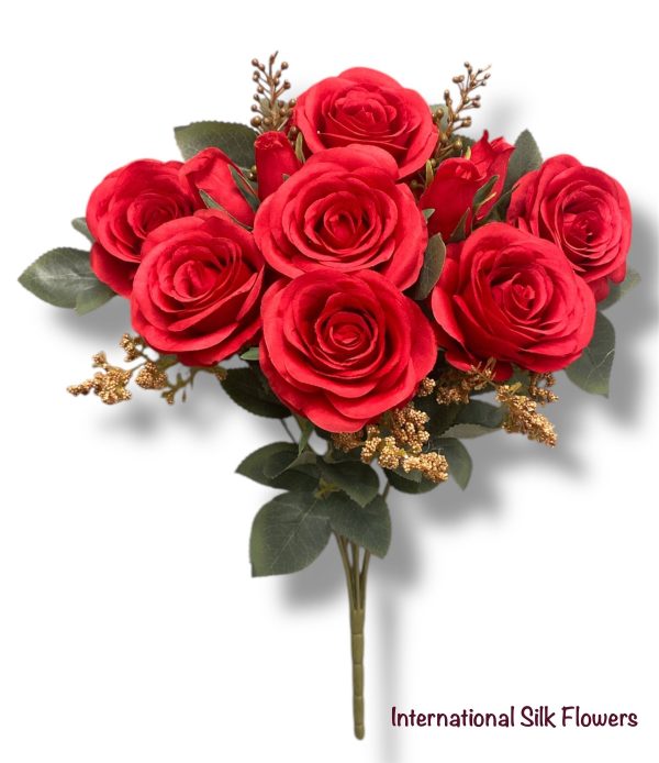 19   Open Rose Bush ( 23653-Red ) Online Hot Sale