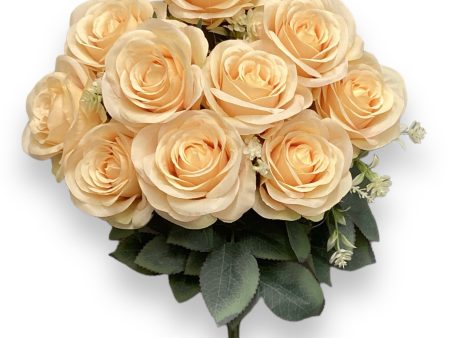 17   Open Rose Bush ( INT663-Beige ) Discount