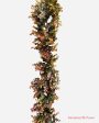 6  Plastic Eucalyptus Garland ( PEG101-Green Red ) Hot on Sale