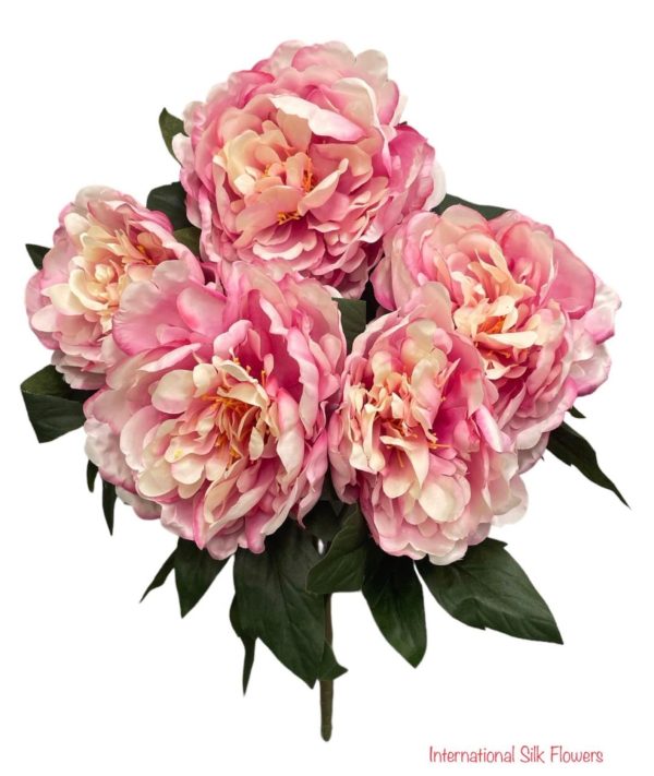 17   Silk Peony Bush ( FBP791-Pink ) For Discount