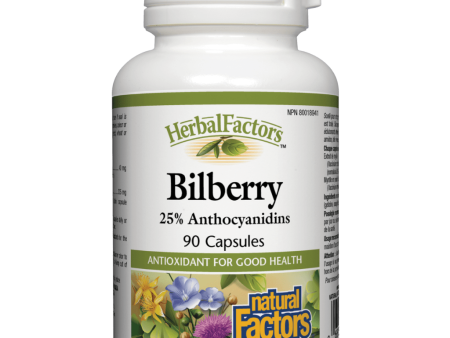 Bilberry, HerbalFactors® Capsules Discount