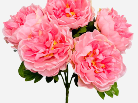 20   Faux Peony Bush ( TY4947-Light Pink ) Online Hot Sale