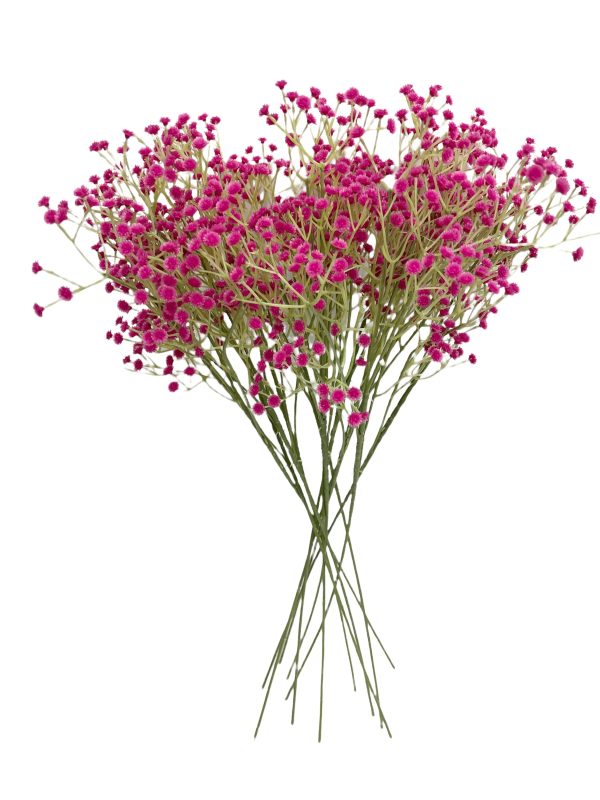 24” Faux Plastic Baby’s Breath ( SS999-Fushia ) INT999 Hot on Sale