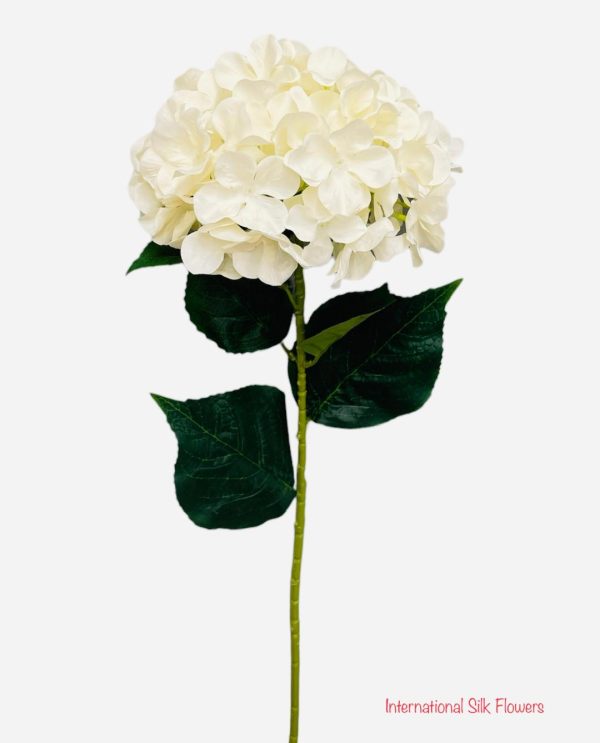 33  Silk Single Stem Hydrangea ( INT8003-Beige ) Discount