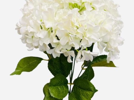 19  Artificial Hydrangea Bush ( SPH-7 Ivory ) Online Sale