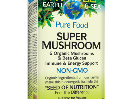 Super Mushroom 6 Organic Mushrooms & Beta Glucan, Whole Earth &
Sea® Vegetarian Capsules Cheap