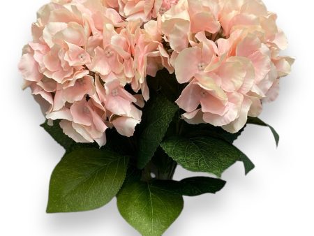 18  Silk Pongee Hydrangea Bush ( INT001-Cream Pink ) Online Hot Sale