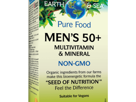 Men s 50+ Multivitamin & Mineral, Whole Earth & Sea® Tablets Sale