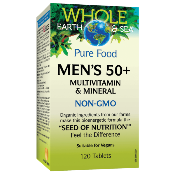 Men s 50+ Multivitamin & Mineral, Whole Earth & Sea® Tablets Sale