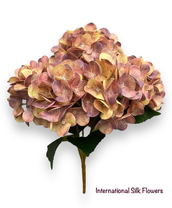 20   Real Touch Hydrangea Bush ( INT002-Coffee )( J05013 ) Online Sale