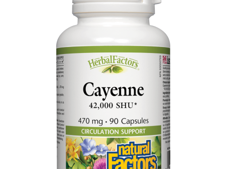 Cayenne 470 mg, HerbalFactors® Capsules Online Sale