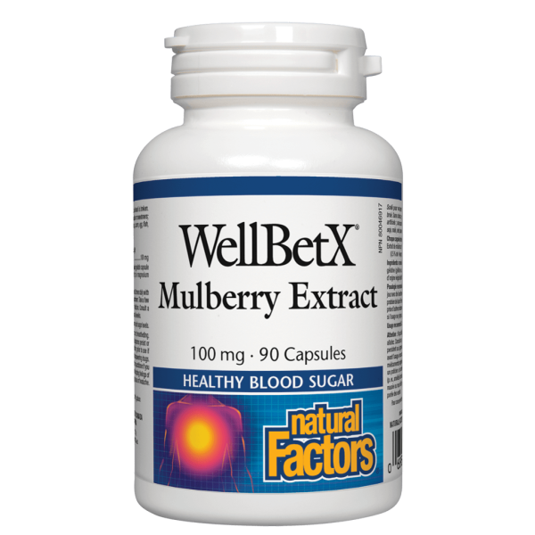 WellBetX® Mulberry Extract  100 mg Capsules Fashion