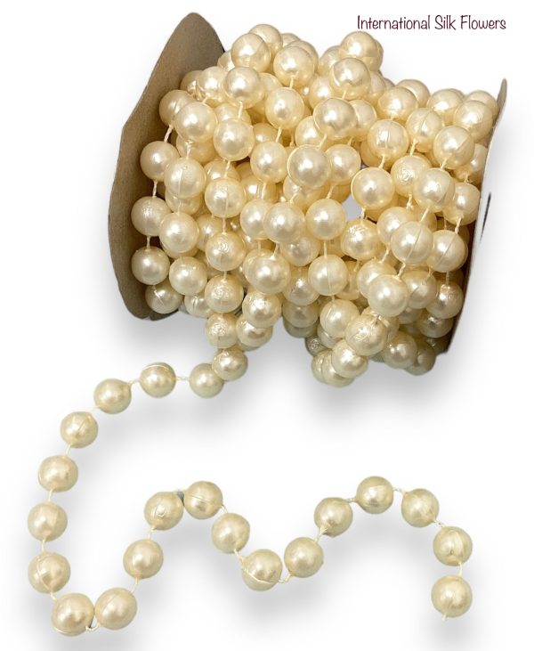 12mm Pearl Ribbon ( 2090-Cream ) Supply