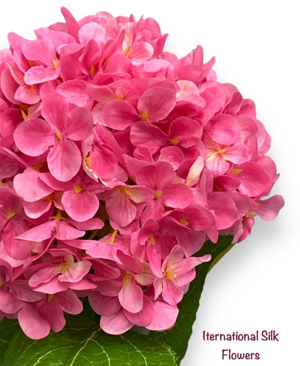 26   Single Hydrangea ( INT1018- Fuchsia ) Fashion