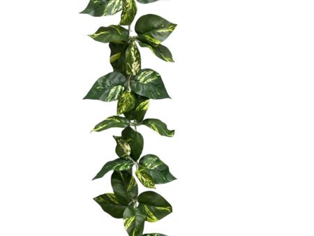 6  Faux Pothos Leaf Garland ( INT576 ) Fashion