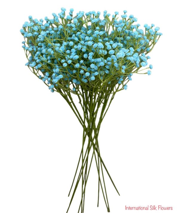 24” Faux Plastic Baby’s Breath ( SS999-Baby Blue ) INT999 For Cheap