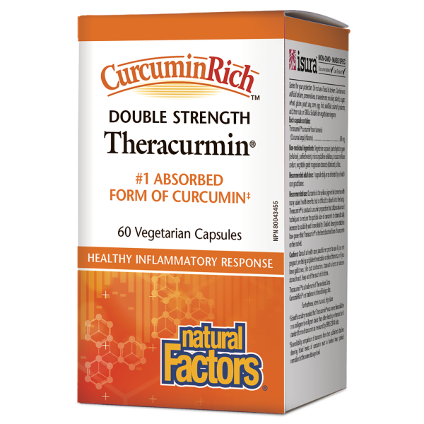 CurcuminRich™ Theracurmin® Double Strength   Vegetarian Capsules Online Sale