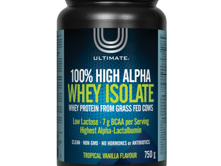 Ultimate 100% High Alpha Whey Isolate Tropical Vanilla Powder Online