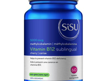 Sisu Vitamin B12 5000 mcg methylcobalamin sublingual tablets Online now