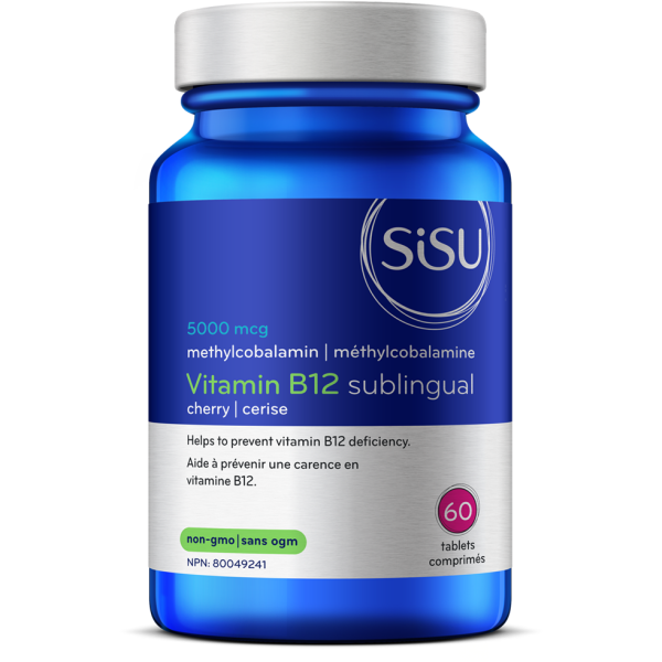 Sisu Vitamin B12 5000 mcg methylcobalamin sublingual tablets Online now