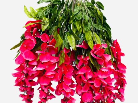 35” Faux Wisteria Hanging Bush ( INT587- Beauty ) Fashion