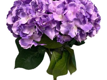 18  Silk Pongee Hydrangea Bush ( INT001-Purple ) Sale