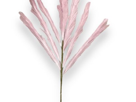 46” Silk Pampas Grass Spray ( SS801-#2 Mauve ) For Sale