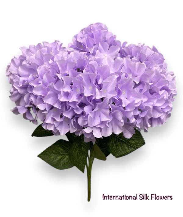 19  Artificial Hydrangea Bush ( SPH-7 Lavender ) Discount