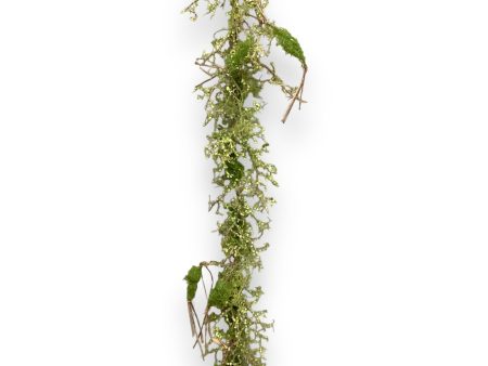 43  Moss Twig Garland With Mini Fern ( PGM352-GR ) Sale