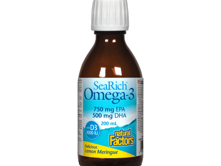 SeaRich Omega-3 with Vitamin D  750 mg EPA   500 mg DHA Lemon Meringue Liquid Supply