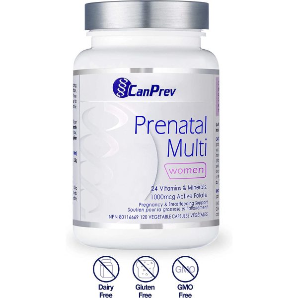 Canprev Prenatal Multi, Pregnancy & Breastfeeding Support Vegetarian Capsules Discount