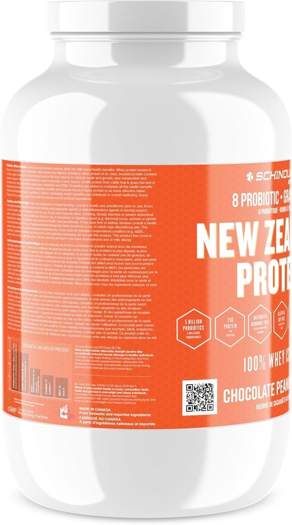 Probiotic Grass Fed New Zealand Whey Protein Chocolate Peanut Butter For Sale