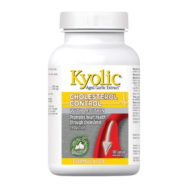 Kyolic Cholesterol Control w  Lecithin formula 104 For Discount